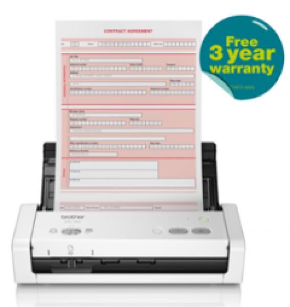 BROTHER SCANNER ADS-1200, DESKTOP DOUBLE SIDED A4, 25 PPM, 20 PAGE ADF, USB, 3YW