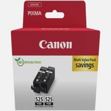 Μικρή φωτογραφία του Canon Μελάνι Inkjet PGI-525 Twin Pack Black (4529B017)