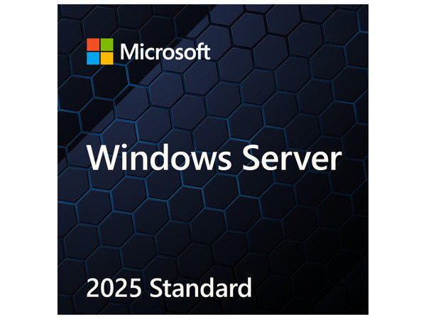 MICROSOFT Windows Server Standard 2025 64bit 16 Core English DSP