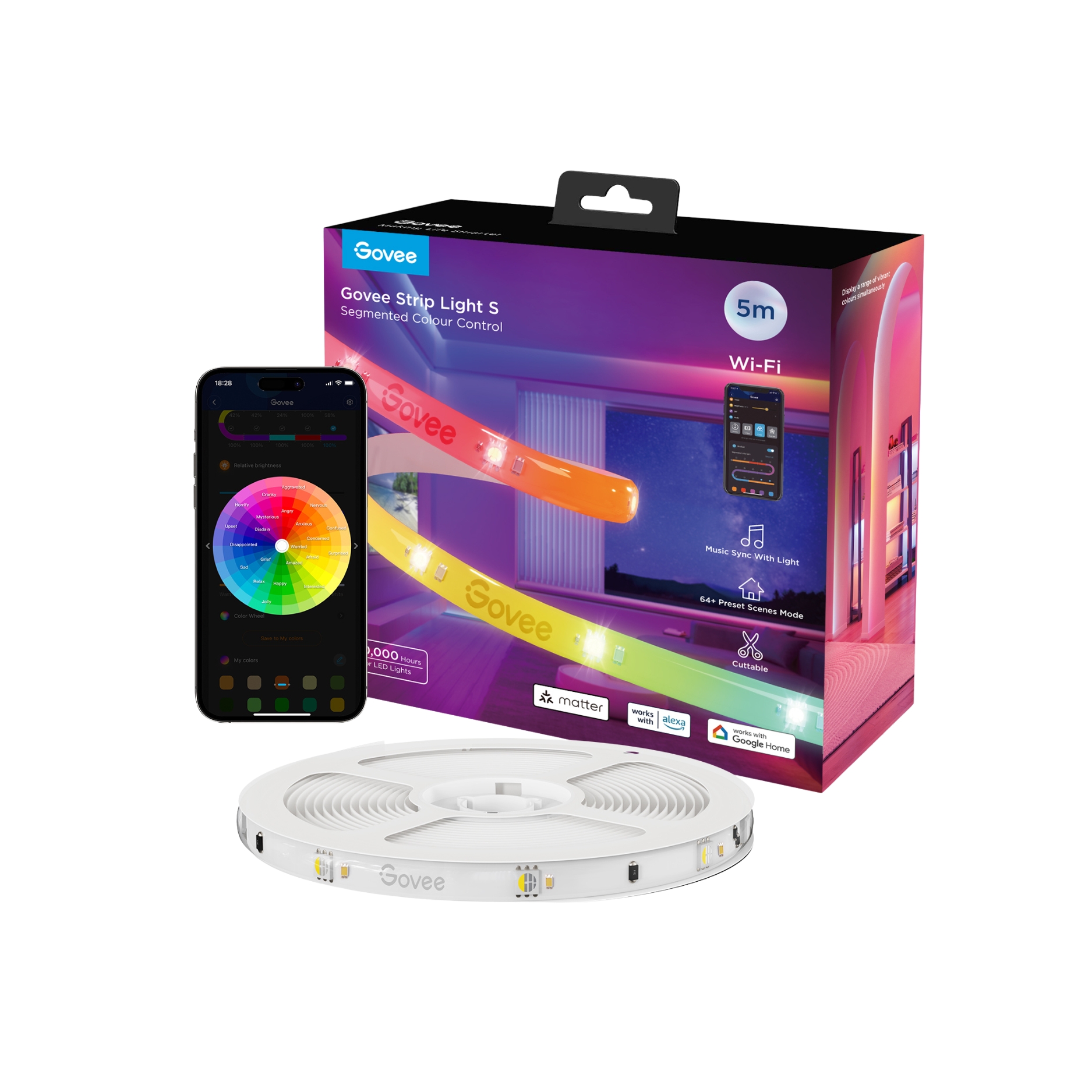 GOVEE H612A RGBIC STRIP LIGHT S - (5M)