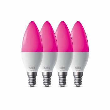 TP-Link Smart Wi-Fi Candle Light Bulb, Multicolor  4-Pack - Tapo L430C(4-PACK)